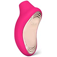 Lelo SONA 2 Masajeador con ondas sónicas Cereza- Sumergible- Estimulador Oral para una Satisfacción más Profunda